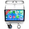 Rimoody 4+64G Android Autoradio per Peugeot 307/307CC/307SW 2002-2013 9 Pollici HD Senza Fili Carplay Autoradio con Android Auto Navi GPS Mirror Link Bluetooth WiFi/FM/RDS/EQ/SWC/USB Telecamera Posteriore