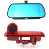 KNRAGHO Telecamera per la retromarcia integrato nella terza luce freno specifico per veicolo per Vauxhall Vivaro X82 Mk3 Opel Vivaro B, Trafic und NV300 Fiat Talento ab 2014 with