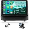 NHOPEEW Qualcomm 8 Core 4+64G DAB/DAB+ Autoradio per Ford Fiesta 2009-2017 - Radio da 9 pollici con supporto Carplay e Android Auto Wi-Fi e GPS ventola di raffreddamento DSP+ telecamera posteriore