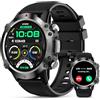 GedFong Smartwatch Uomo, HD Smartwatch con Chiamate, 450mAh Orologio Smartwatch Uomo con 100+ modalità Sportive, Frequenza, Monitoraggio del Sonno, Cardiaca per Android iOS, IP67 Impermeabile