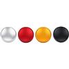 Tangxi 4 Pezzi Pulsanti di Scatto con interfaccia a Filettatura conica per Fujifilm X100 X100S X10 X20 X-E1 XT10 XT20 XE2S X100F, per Nikon Rosso, Nero, Argento, Oro