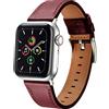 MUENShop Cinturino in Pelle di Pecora Compatibile con Apple Watch 49mm/45mm/44mm/42mm Cinturini di Ricambio in Vera Pelle Cinturino per iWatch
