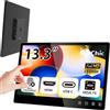 GeChic T131B T131B - Monitor touch capacitivo con HDMI/USB-C DP alt, FHD Anti-impronte VESA 75 montaggio a parete per installazione e industriale, modello successivo di T131A