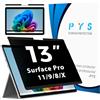 PYS Schermo privacy magnetico per Surface Pro 11 13 2024, facile da installare e rimuovere, resistente ai graffi, protezione antiriflesso compatibile con Microsoft Surface Pro 10/9/8/X