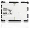 HUBEI EB-BT550ABE EB-BT550ABA EB-BT550 Sostituzione della batteria del tablet per Samsung Galaxy Tab A 9.7 SM-T550 SM-P550(WiFi) SM-T555 SM-P555(3G, 4G/LTE&WiFi) SM-T555C SM-P351 (3.8V 22.8Wh 6000mAh)