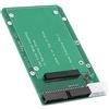 Annadue Adattatore IDE 2.5 a 3.5 Pollici, Convertitore da 44 Pin a 40 Pin per Disco Rigido Laptop a Unità Desktop PATA HDD, Connettore Scheda Porta