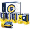 ALLMAX BATTERY Batterie Alcaline D MONO (LR20) Allmax Maximum Power (6 pezzi): Durata ultra-lunga,conservazione per 7 anni,tenuta stagna,compatibili con i dispositivi,offerte da EnergyCircle Technology (1,5 Volt)