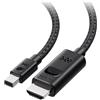Cable Matters Cavo da Mini DisplayPort 1.4 a HDMI 8K da 1,8 m con 4K 120Hz o 8K, cavo Mini Display Port 1.4 a HDMI, colore nero