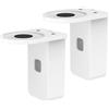 Cozycase Supporto per presa di corrente per Dot/Google Nest mini, supporto da parete (bianco, confezione da 2)