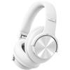 Picun Cuffie Bluetooth Picun B8, 120 ore, cuffie wireless Bluetooth, chiamate in vivavoce, 3EQ e modalità di gioco, cuffie pieghevoli over-ear per viaggi, casa, ufficio, cellulare, PC, bianco