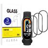 X-Dision [3 Pezzi] Pellicola Protettiva Compatibile con Xiaomi Mi Band 9,[Resistente ai Graffi, Alta Definizione][3D Curved Full Cover] Pellicola Protettiva per Xiaomi Mi Band 9