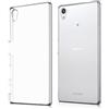 REY Cover in Gel TPU Trasparente per Sony Xperia Z5, Ultra Sottile 0,33 mm, Morbido Flessibile, Custodia Silicone