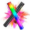 PULUZ Illuminazione fotografica, bacchetta luminosa magnetica portatile a 360° con batteria ricaricabile da 2000 mAh, 2500-9000 K dimmerabile per fotocamera, fotografia in studio, TikTok, YouTube,