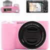 VOVMOEYA Custodia per fotocamera Sony ZV-E10II con 2 pellicole proteggi schermo e 1 custodia Hot Shoe per Alpha ZVE10 II, custodia in silicone morbida protettiva leggera