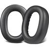 SOULWIT Cuscinetti Auricolari di Ricambio per Jabra Evolve2 85 UC/Evolve 2 85 MS Wireless Headset (Non adatto a Elite 85H), Padiglioni Cuffie con Pelle Proteica Più Morbida, Schiuma Isolamento Rumore