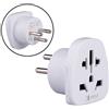 Keple Israel Israele Adapter Viaggi Plug Tipo H to a UK US USA American Australia EU Europe European China Japan Giappone Thailandia Argentina Swiss It Italy Italian Adattatore Presa Internazionale 3 Pin