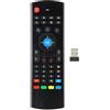 Dpofirs Wireless Air Fly Mouse, controller di gioco Ingresso tastiera completo Air Remote Mouse Rilevatore di movimento Telecomando a infrarossi Sensore G giroscopio a 6 assi incorporato per computer/TV