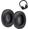 JOYSOG Cuscinetti auricolari di ricambio per cuffie JBL LIVE 650BTNC/660 BTNC in pelle proteica e cuscinetti in memory foam, colore nero