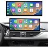 Ninetom Autoradio touchscreen da 12,3 pollici con Carplay wireless e Android Auto per Audi A6 A7 2016-2018 con sistema MIB2, supporta Mirrorlink, fotocamera, navigazione, Siri, musica
