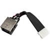 HSSDTECH Presina di Alimentazione Ricambio per dell Latitude 5500 5501 5510 5511 Precision 3551 3541 3540 3550, 0W3P6G DC301013900 DC301014200 DC Jack DC in Power Jack