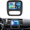 CAMECHO 4G+64G CAMECHO Android 15 Carplay Autoradio per Renault Trafic 3 2014-2021/Opel Vivaro B 2014-2018, Nav Wireless Carplay Android Auto, Stereo con Schermo da 9 Pollici Bluetooth 5.0 RDS/FM MirrorLink