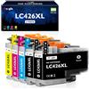 Meagiis LC426XL Cartucce Compatibili con Brother LC426XL LC426 XL (5 Pezzi)