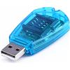 Ejoyous Lettore di Schede SIM, Telefono Cellulare USB Lettore di Schede SIM Lettore di Schede con Chip USB, per L'archiviazione di Informazioni QQ ICQ MSM e lo Scambio di Dati con Driver