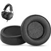 DowiTech Sostituzione Cuscinetti Auricolari Traspiranti Compatibile con Cuffie Beyerdynamic MMX 300 DT 990 Pro DT 770 Pro DT990 DT770 Pro Cuscinetti con Pelle Proteica Forata e Memory Foam