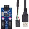 chenyang USB 2.0 pannello frontale connettore 1 a 2 9 pin/10 pin HUB scheda madre adattatore di estensione cavo splitter