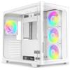 Ocypus Iota C70 WH Curve ARGB Case PC Gaming ATX Mid Tower Digitale,Vista Panoramica Curva a 270°, Visualizzazione Della Temperatura in Tempo Reale, 4 Ventole PC PWM Preinstallate, per ATX/MATX/ITX