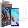 hxeyraal (3 Pack)progettato per Xiaomi Redmi 10 2022 pellicola protettiva dello schermo in vetro temperato,0,33 mm,antigraffio, senza bolle per Xiaomi Redmi 10 2022 pellicola protettiva dello schermo HD.