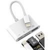 HOYULLI Adattatore Lightning a USB 4 in 1 Lettore Schede SD Micro SD per iPhone 14 13 12 Pro Max per iPad Digitale Fotocamera Foto Memoria OTG Cavo per Apple TF Memory Card Reader Adapter Multiporta Accessori