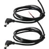 leruiyezs Conector DC 5.5x2.1mm Cavo Conector Maschio 12V, Cavo di Prolunga DC 90 Gradi con Spina Angolare per Monitor,Striscia LED, Telecamere,e Altri Dispositivi Elettronici,Lunghezza 20cm