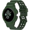 SenMore Cinturino per Google Pixel Watch/Google Pixel Watch 2, Regolabile Morbido TPU Cinturino di Sportiva Ricambio per Google Pixel Watch.