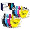 Vintella Cartuccia lc421xl LC-421XL LC421 XL Multipack Sostituzione per cartuccia brother lc421xl LC421 LC-421 XL Multipack per Brother MFC-J1010DW DCP-J1050DW DCP-J1140DW DCP-J1800DW(8 Pezzi)