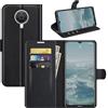 betterfon | Custodia a portafoglio per Nokia G20, con chiusura magnetica e scomparti per carte di credito per Nokia G20, colore nero