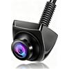 Biglumin Telecamera per Retromarcia 360° con Visione Notturna 170° 1080P, Impermeabile IP69, Compatibile con Schermi LCD/TFT, Universale per Auto 12V-24V, con Cavo da 6m e Accessori