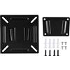 Risegun Supporto da parete per TV da 12 - 24 pollici, schermo LCD LED da 10 kg, nero