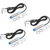 RUIZHI Sensore di prossimità induttivo LJ12A3-4-Z RUIZHI 3 Pcs LJ12A3-4-Z BX Sensore induttivo di prossimità in metallo Rilevamento NPN normalmente aperto Distanza di rilevamento 4 mm Compatibile con Arduino