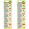 XURILAI Batteria al litio Fortune CR2450 3V, batterie elettroniche a cellula a pulsante per giocattoli Calcolatrici Orologi led candele (10 pz)