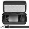 Againmore Custodia compatibile con Ale 2024 Mac mii M4M4 Pro Chi Dekto Computer, organizer elettronico rigido per tastiera, mouse magico, caricabatterie e accessori Oly Box - Nero