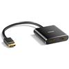 Maqze Adattatore da DisplayPort a doppio HDMI 4K a 60Hz - Display Port a 2 splitter HDMI, splitter MST doppio monitor per computer portatile scheda grafica, PC, Windows
