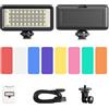 F1TP Luce subacquea da 39,6 m, ad alta potenza, dimmerabile, con video LED, luce notturna per Go Pro Hero12/11/10/9/8/7/5/6, DJI Osmo Action, 2/3, AKASO, In sta360, Wolfang GA100, mini action camera