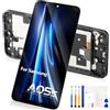 Atwist TFT per Samsung Galaxy A05s LCD Display per Galaxy A05s Schermo LCD A057 Touchscreen per SM-A057F SM-A057M SM-A057F/DS SM-A057M/DS Digitalizzatore Vetro Pannello Sensor Assemblaggio con Cornice