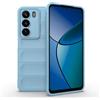 RankOne Custodia in Silicone Liquido Airbag per Realme C71 / Realme P3 Lite (6.67 Inches) - Azzurro