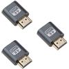 Welight HDMI Dummy 4K (3 Pack) Adattatore Simulatore Emulatore per Oculus Rift Ghost Htc Vive Raspberry Pi GPU