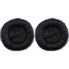 YINETTECH 1 paio di cuscinetti auricolari di ricambio compatibili con Plantronics Blackwire C320 USB Cuffie Proteine in pelle Cuscino di ricambio per auricolari Accessori Nero