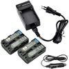 DSTE 2-Pacco NP-FM50 NP-FM30 Batteria + Caricabatteria Compatibile per CCD-TR108 CCD-TR208 CCD-TR408 CCD-TR748 CCD-TRV106 DCR-TRV820 CCD-TRV96
