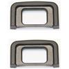 YRTIYO D3500 Eyecup - Mirino per fotocamera Nikon D5500, D5300, D5100, D3500, D3400, D3200, D3300, D3100, D3000, D5600, D5000, D5200, sostituisce DK-25 [2+2 confezioni]