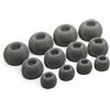 Okuli 12 x Gommini Auricolari in Silicone Ricambio per JBL Live Buds 3 Auricolari Cuffie in Nero